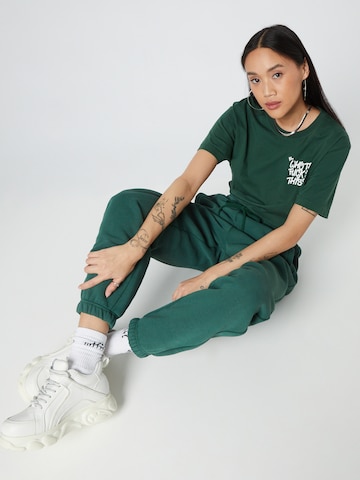 Loosefit Pantaloni 'Marlo' di ABOUT YOU x Dardan in verde