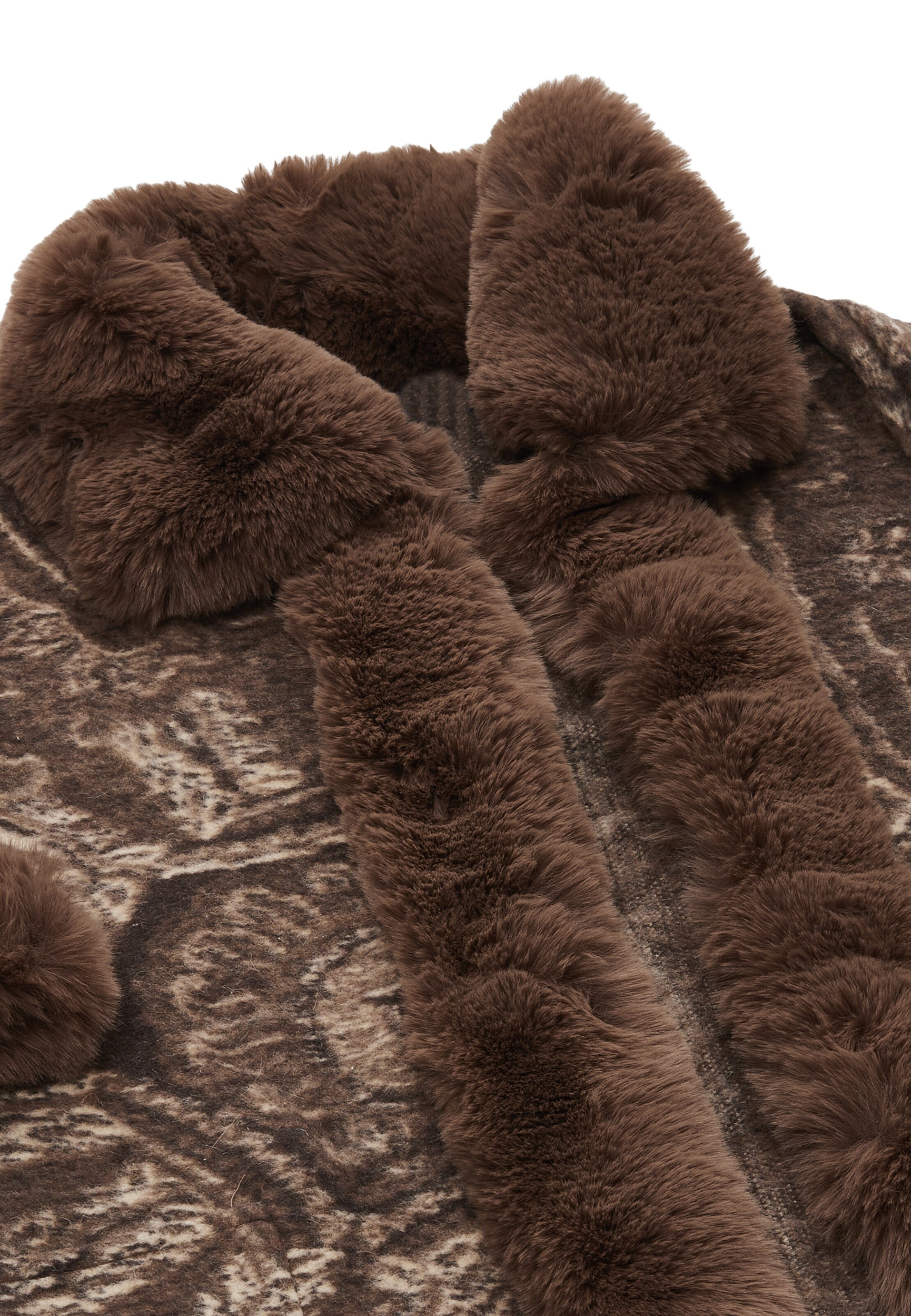 FRAULLY Кейп в Коричневый