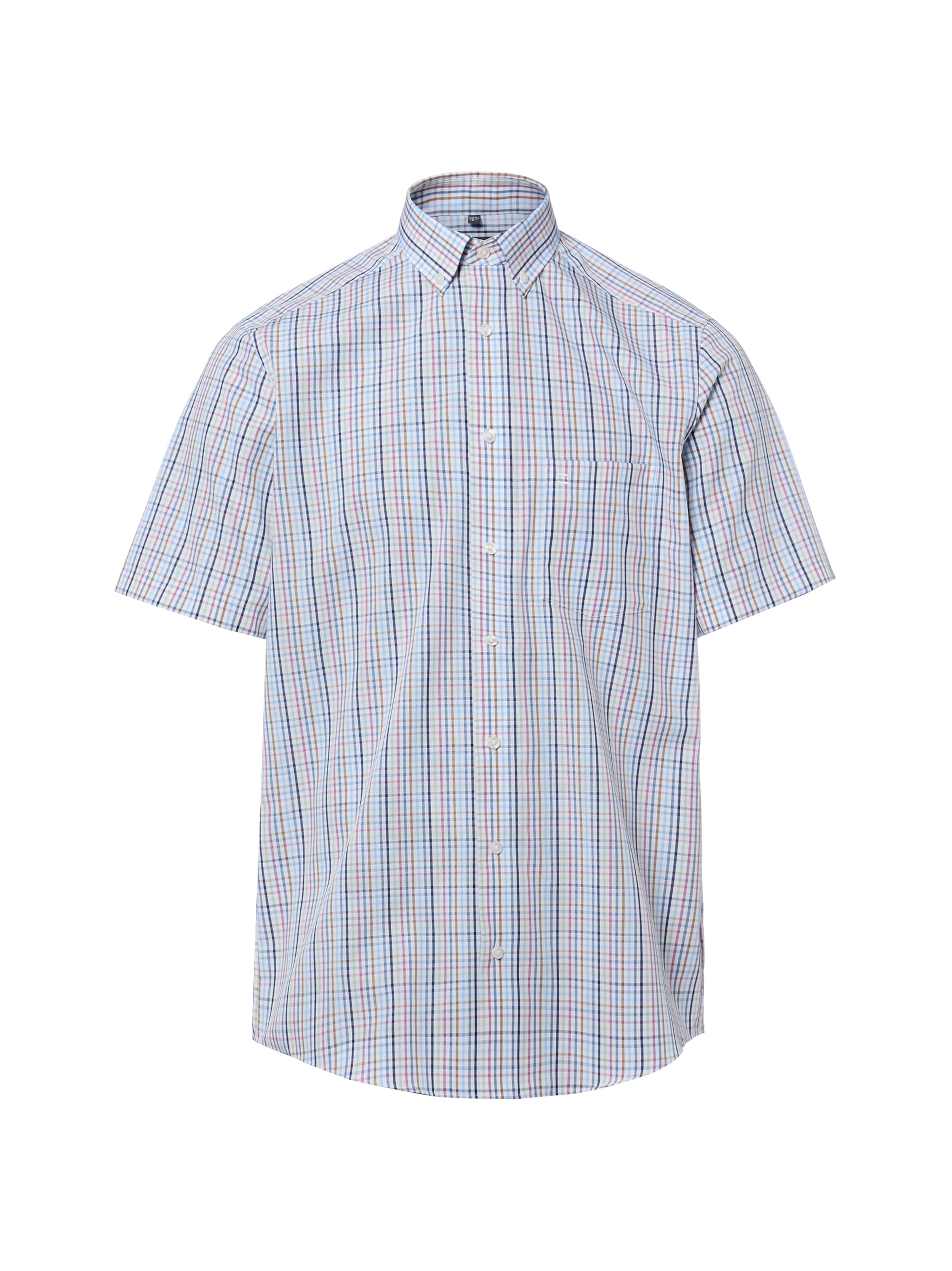 OLYMP Regular Fit Hemd in Blau: Vorderseite