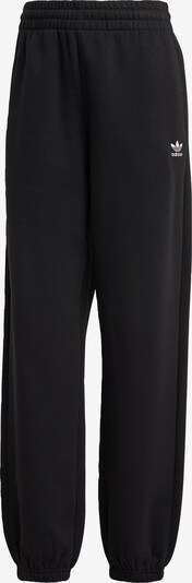 ADIDAS ORIGINALS Pantalon 'Essentials Fleece' en noir / blanc, Vue avec produit