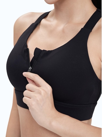 mymotus Bustier Sport-BH 'Mymotus Ladies Performance Bra FB131'‌‌ in Schwarz: Vorderseite