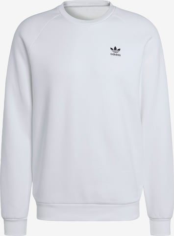 ADIDAS ORIGINALS Collegepaita 'Trefoil Essentials ' värissä valkoinen: edessä