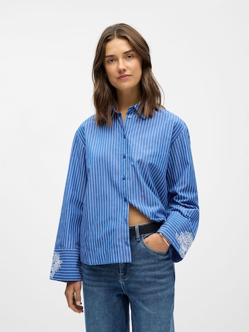 OBJECT Blouse 'OBJAdane' in Blauw: voorkant