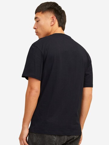 JACK & JONES Shirt 'Caleb Varsity'‌‌ in Schwarz