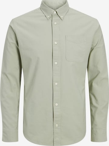 Chemise 'BROOK' JACK & JONES en vert : devant