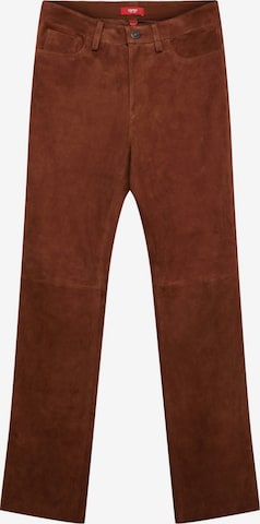 ESPRIT Regular Pants in Brown: front