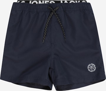 Shorts de bain 'Fiji' Jack & Jones Junior en bleu : devant