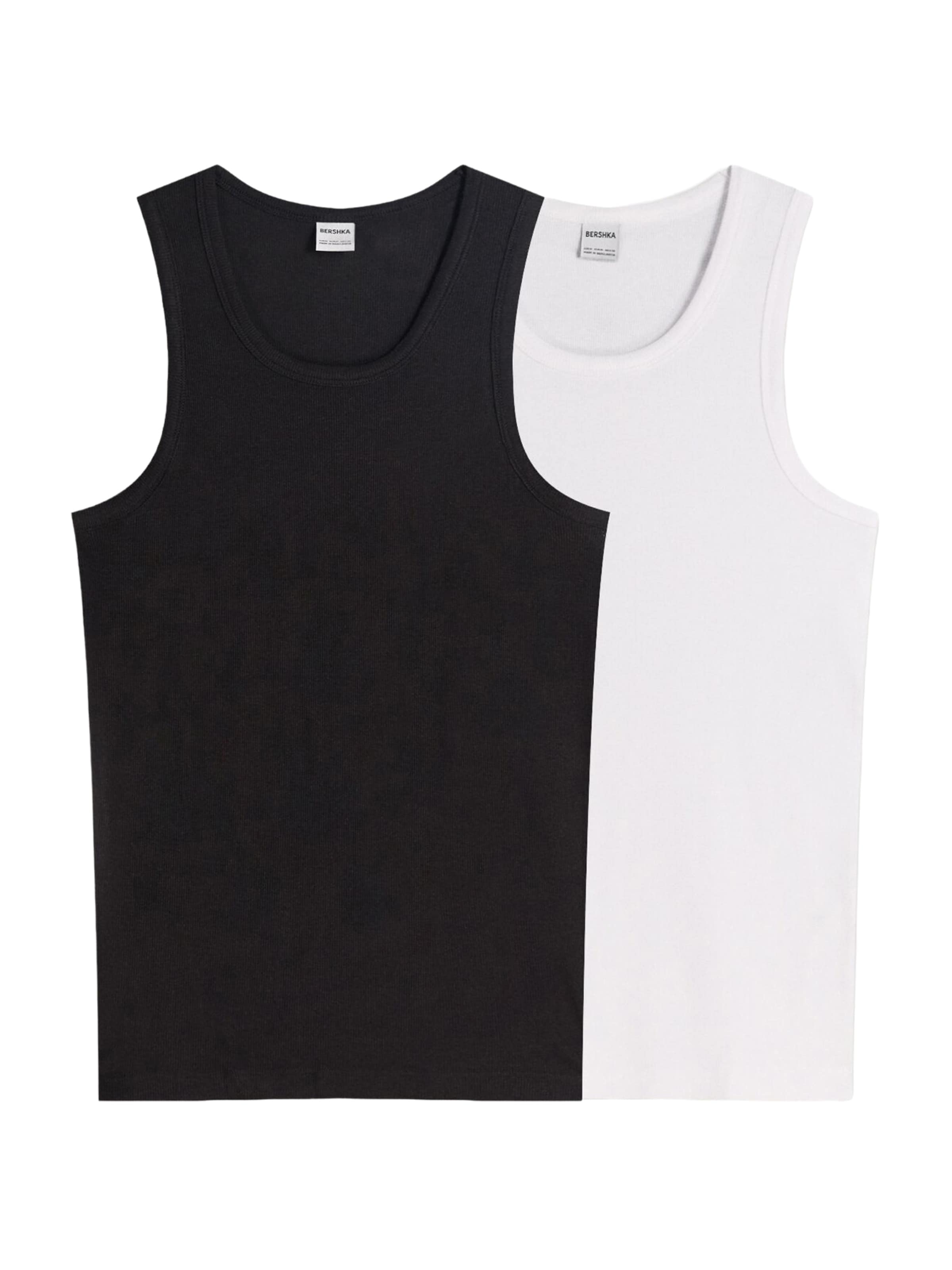 fekete / fehér Bershka Póló, Termék nézet