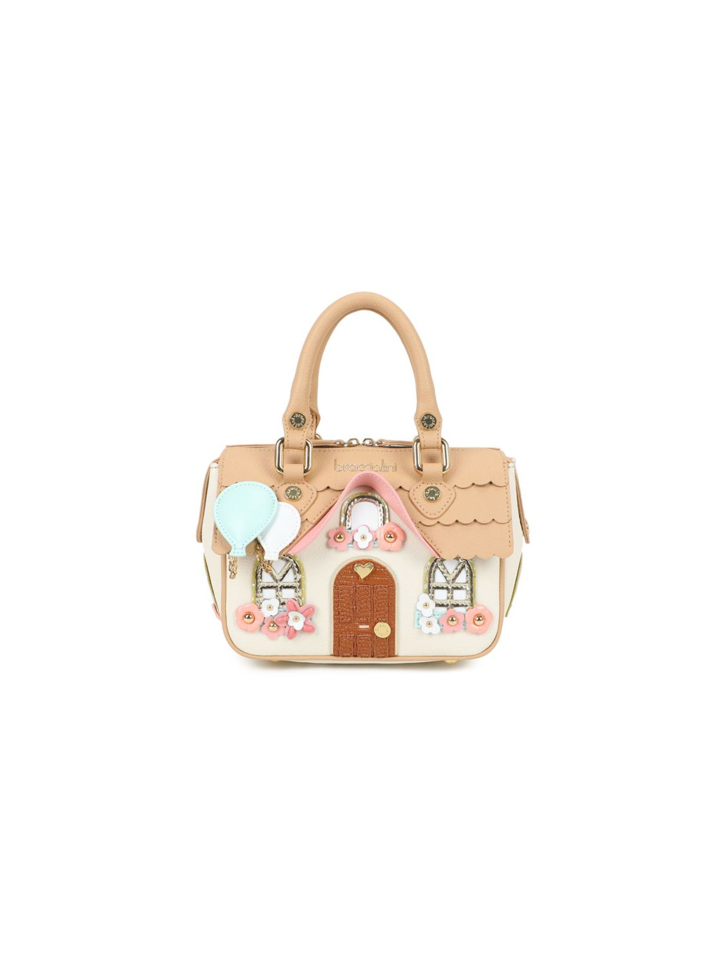 Borsa a mano 'Temini' di Braccialini in colori misti: frontale