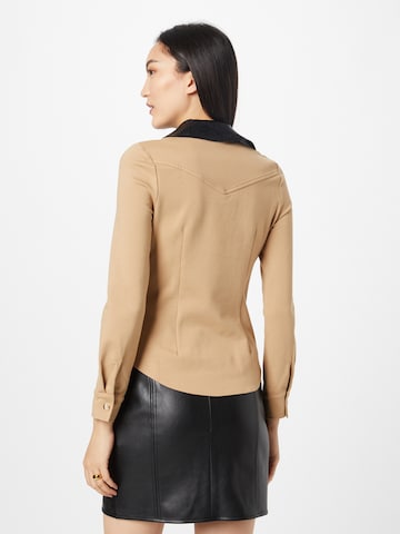 Karen Millen Shirt in Beige