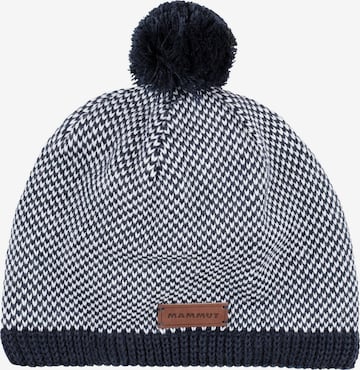 MAMMUT Sportmütze ‘Snow’ in Blau: Vorderseite