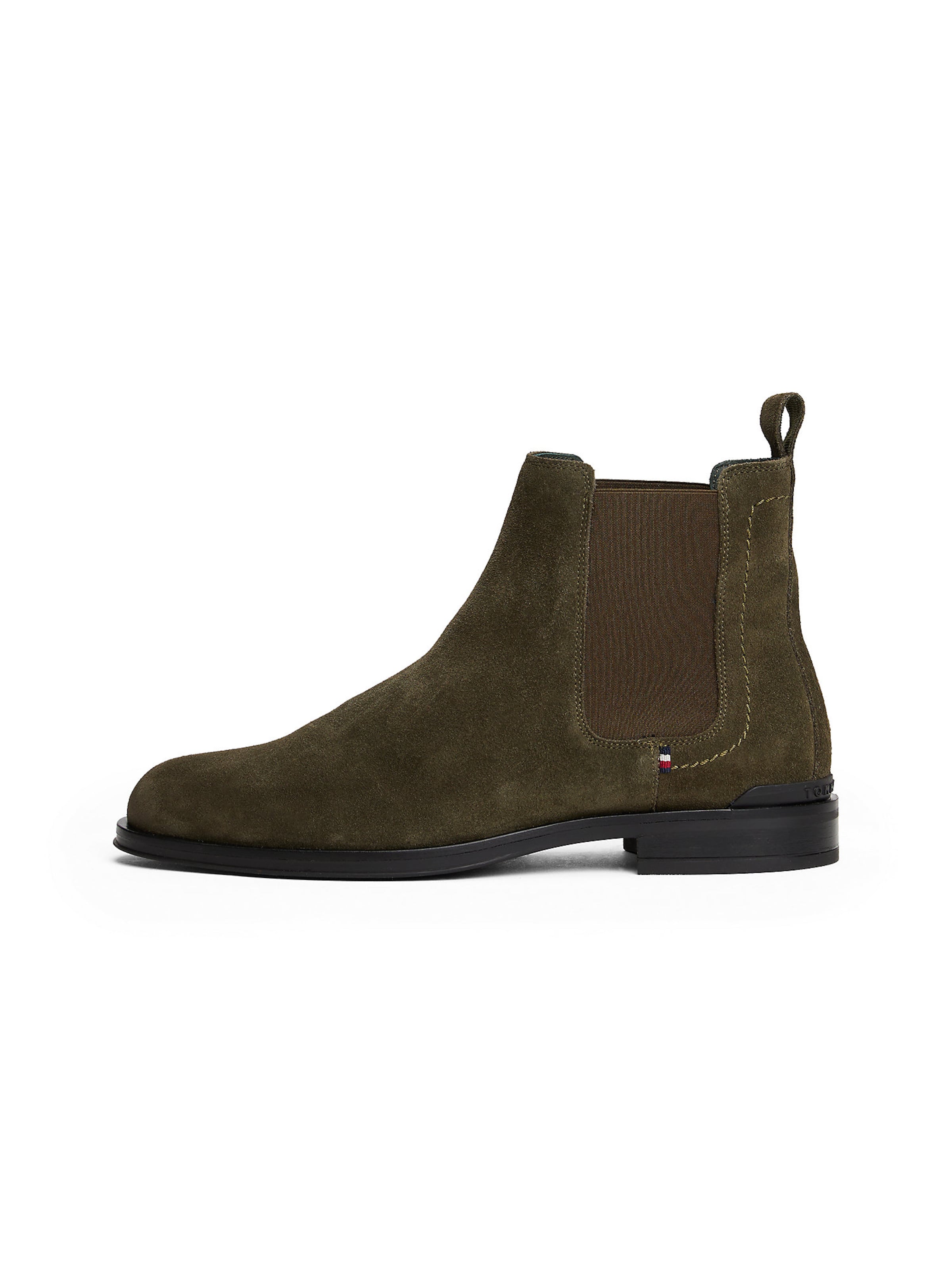 TOMMY HILFIGER Chelsea boots in Groen: voorkant