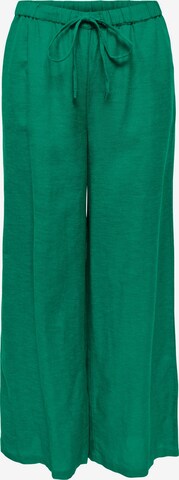 Wide leg Pantaloni 'VIVA LIFE' di ONLY in verde: frontale