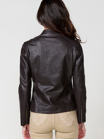 KOROSHI - Casaco meia-estação em castanho