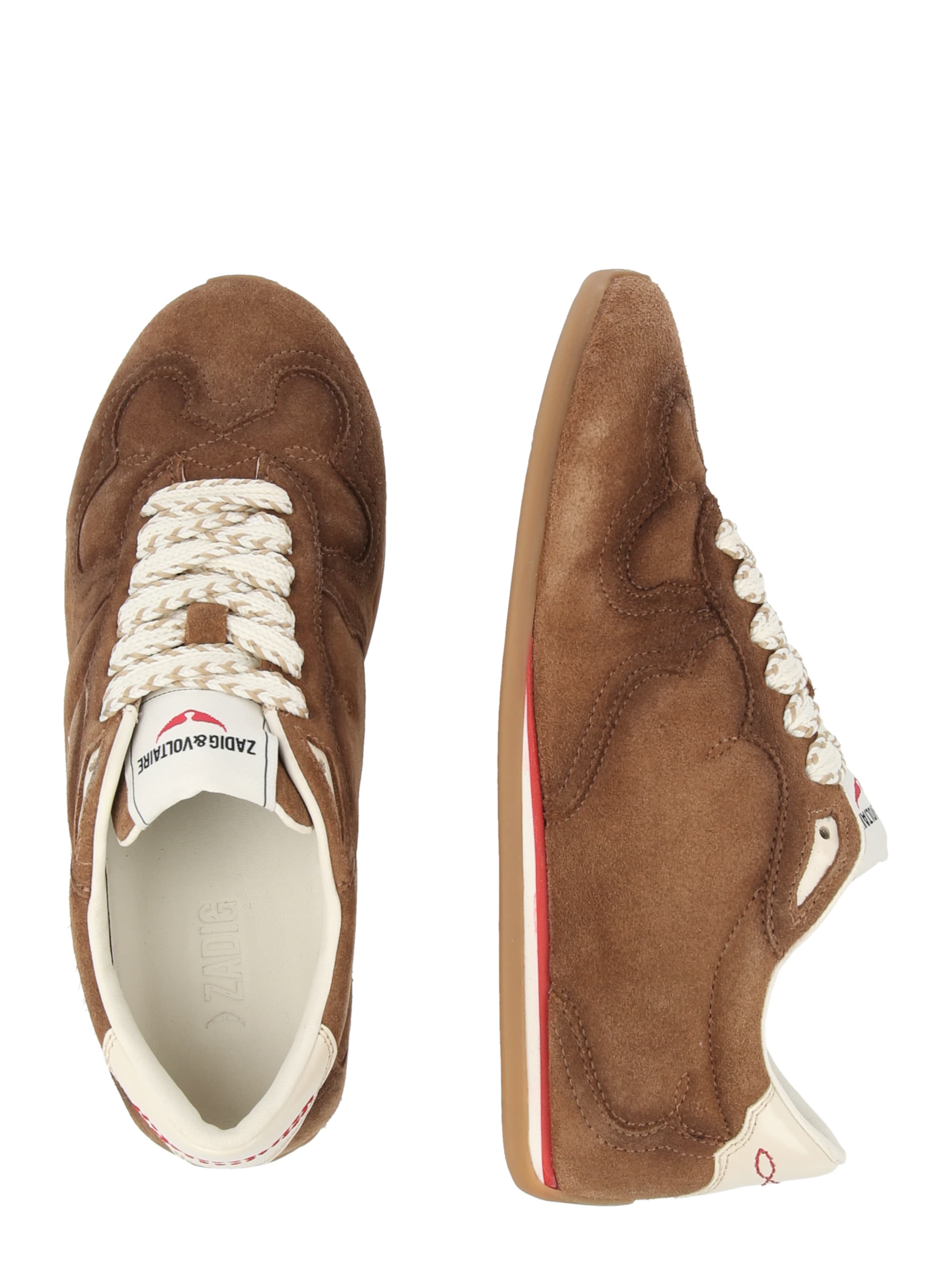 Zadig & Voltaire Nizke superge 'DANCE' | rjava barva