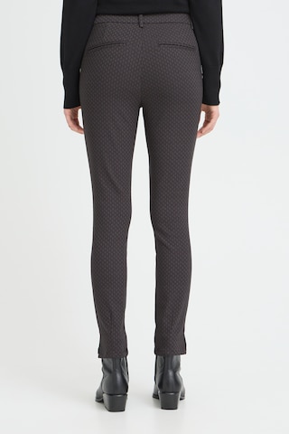 Pulz Skinny Pantalon 'PZCally' in Zwart