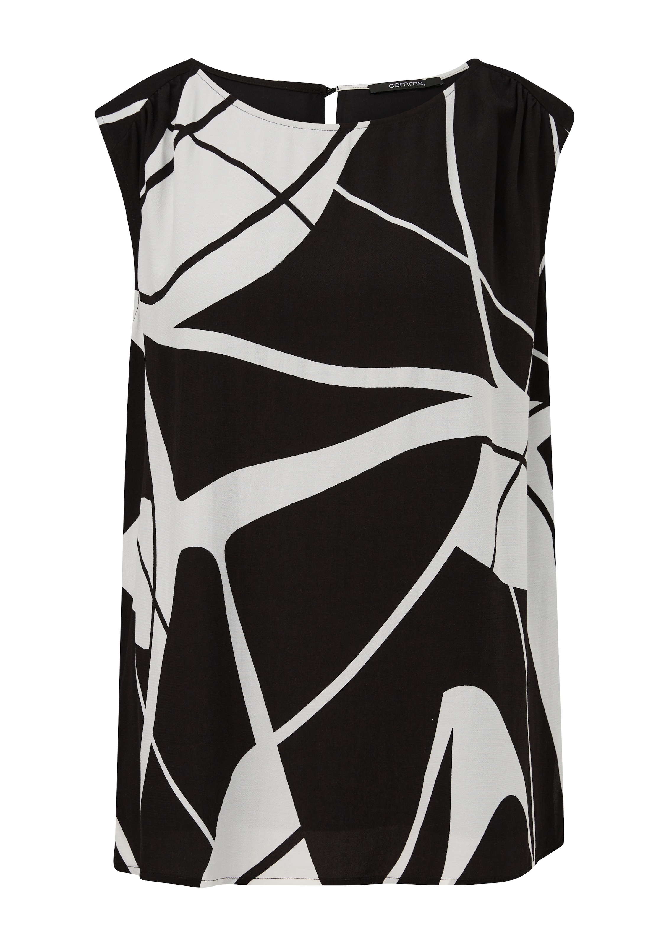 COMMA Blouse in Black: front