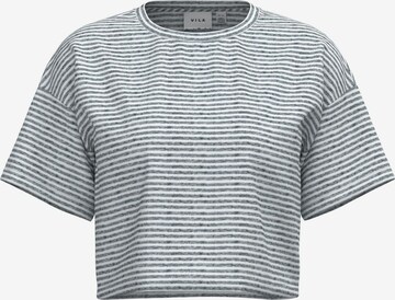 VILA T-Shirt 'CHARLOTTA' in Grau: predná strana