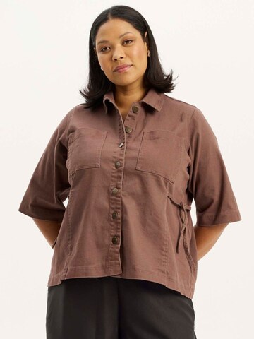 Anyday Blouse 'Katina 471' in Brown