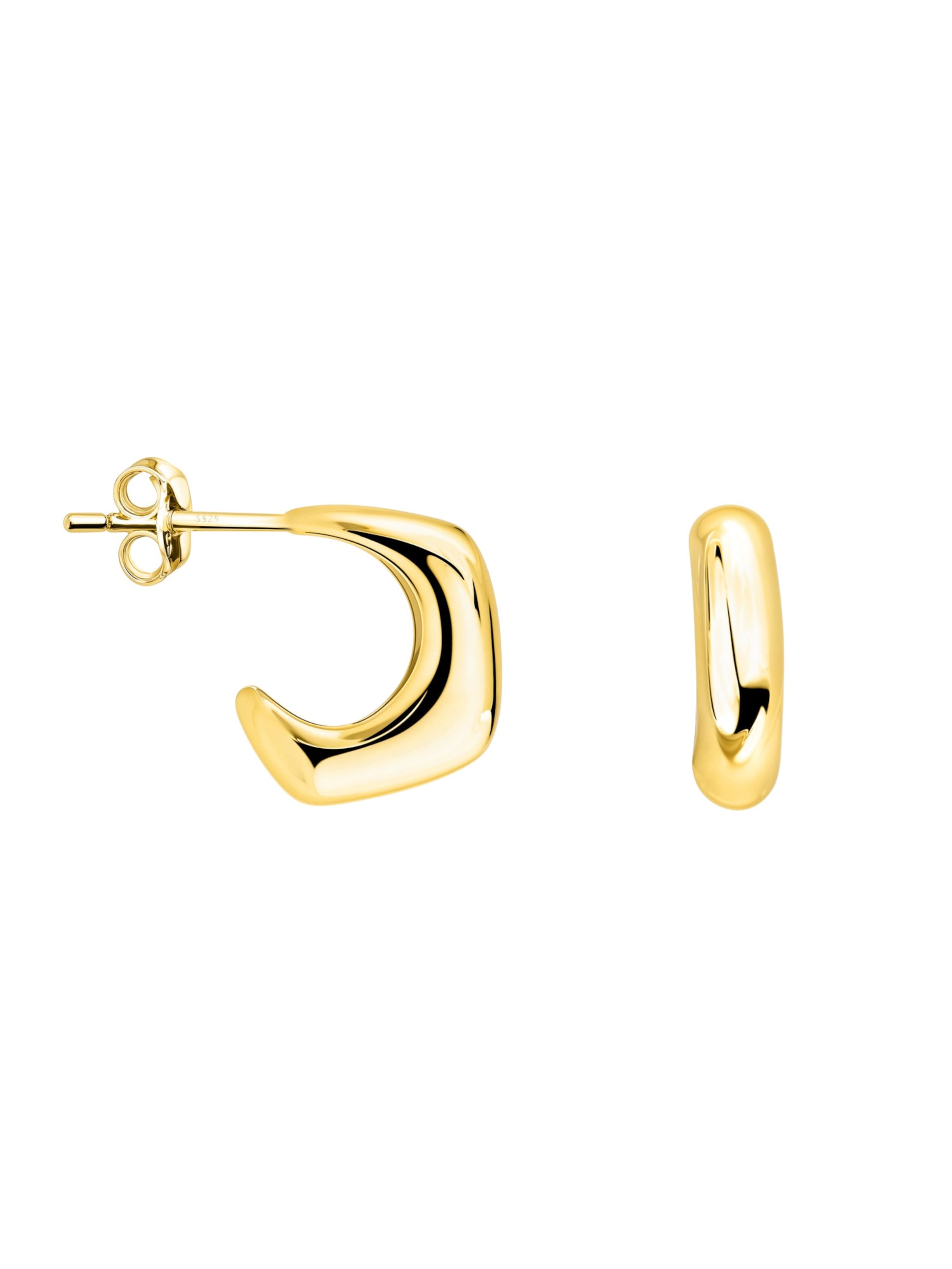 Sofia Milani Ohrringe 'Geo'‌‌‌‌‌‌‌‌‌‌ in Gold: Vorderseite