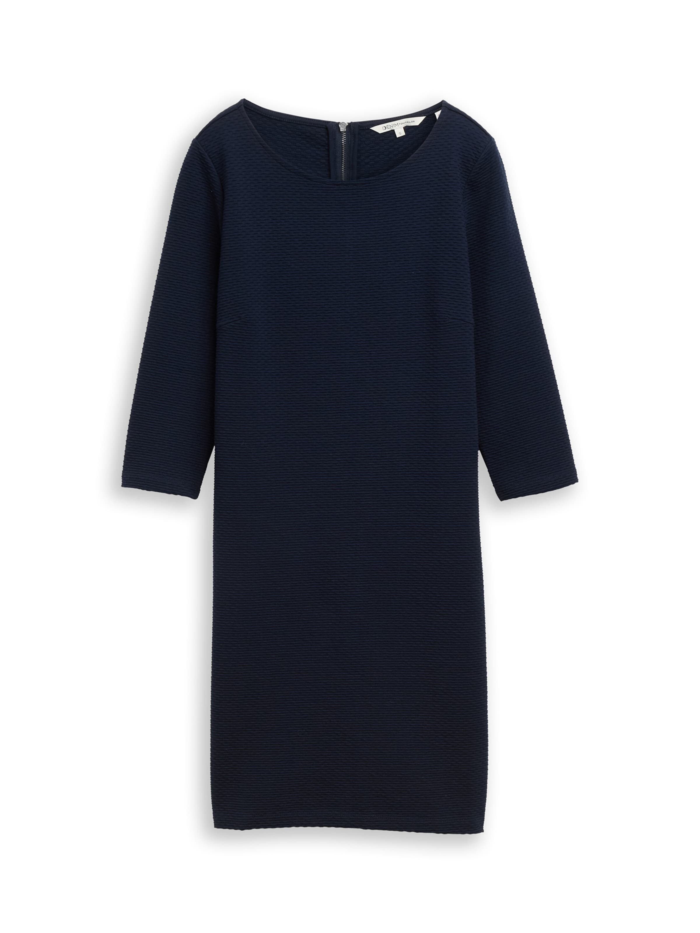 TOM TAILOR DENIM - Vestido em azul: frente