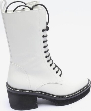 Khaite Dress Boots in 38,5 in White: front