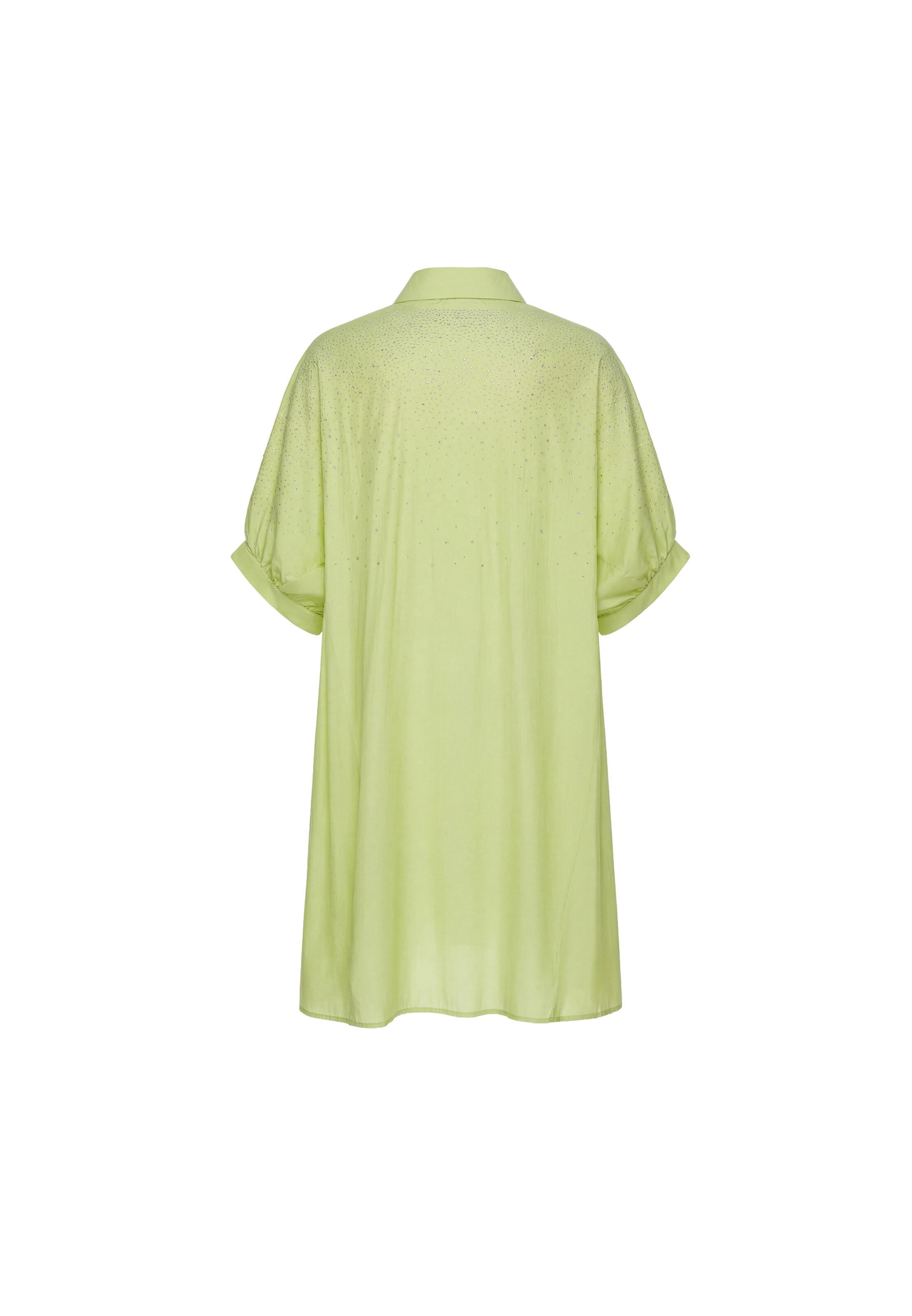 faina - Vestido camisero 'Glow' en verde