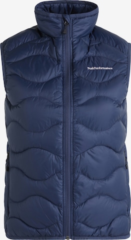 PEAK PERFORMANCE Vest 'Helium Down' in Blue: front