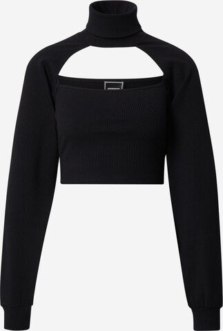 ABOUT YOU x Swalina&Linus Shirt 'Alexis' in Black: front