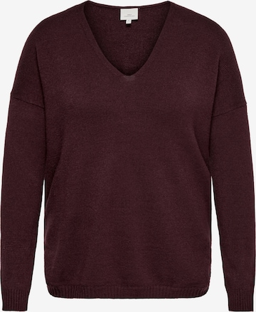 Pull-over 'CARMargareta' ONLY Carmakoma en rouge : devant