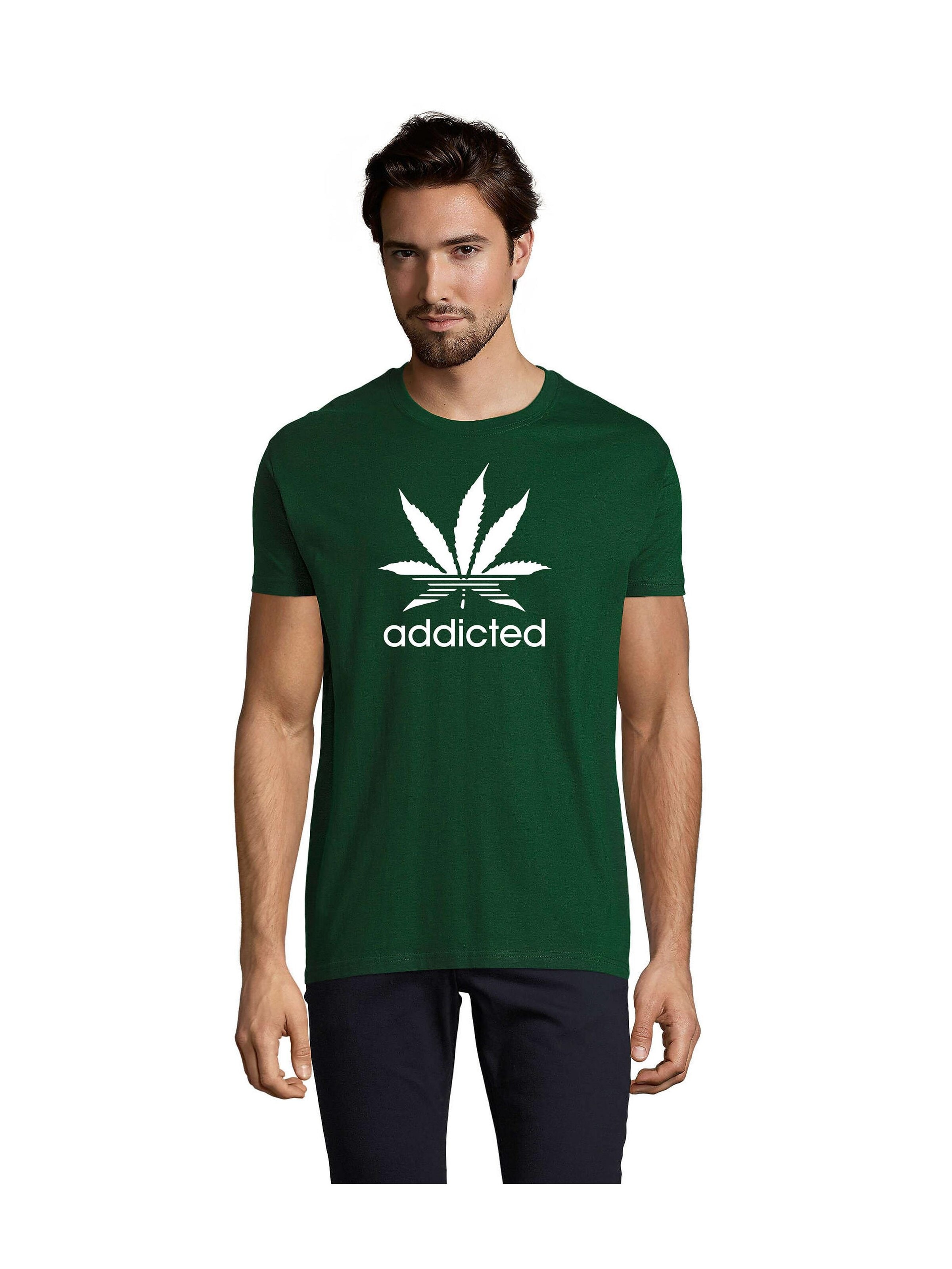Blondie & Brownie Shirt 'Addicted'‌‌‌‌‌‌‌‌‌‌ in 5XL in grün, Produktansicht
