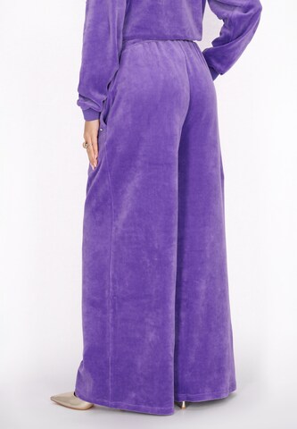 faina Широкий Штаны 'Fashion Look' в Лиловый