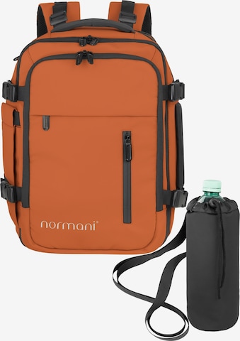 normani Rucksack 'Nikaho' in Orange: Vorderseite