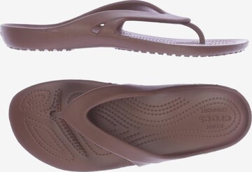 Crocs Sandals & High-Heeled Sandals in 40,5 in Brown: front
