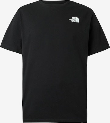 THE NORTH FACE Toiminnallinen paita 'Mountain' värissä musta: etupuoli