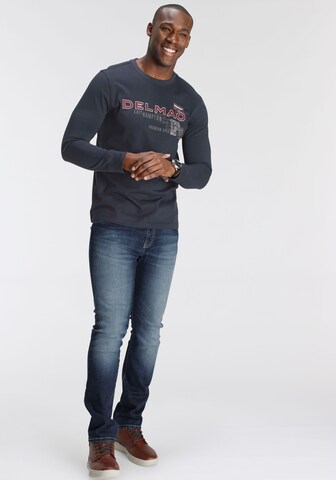 DELMAO Shirt in Blau