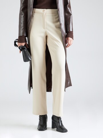 Regular Pantalon 'Varone' VILA en beige : devant