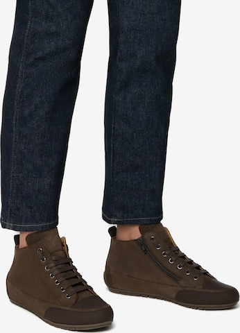 Chaussure à lacets 'MID GUM' Candice Cooper en marron : devant