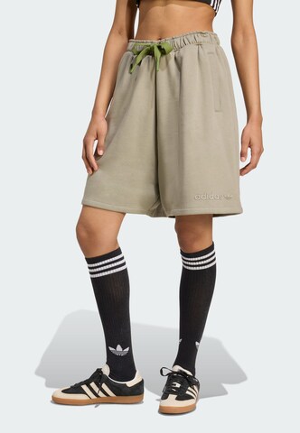Wide Leg Pantalon 'Essentials' ADIDAS ORIGINALS en vert