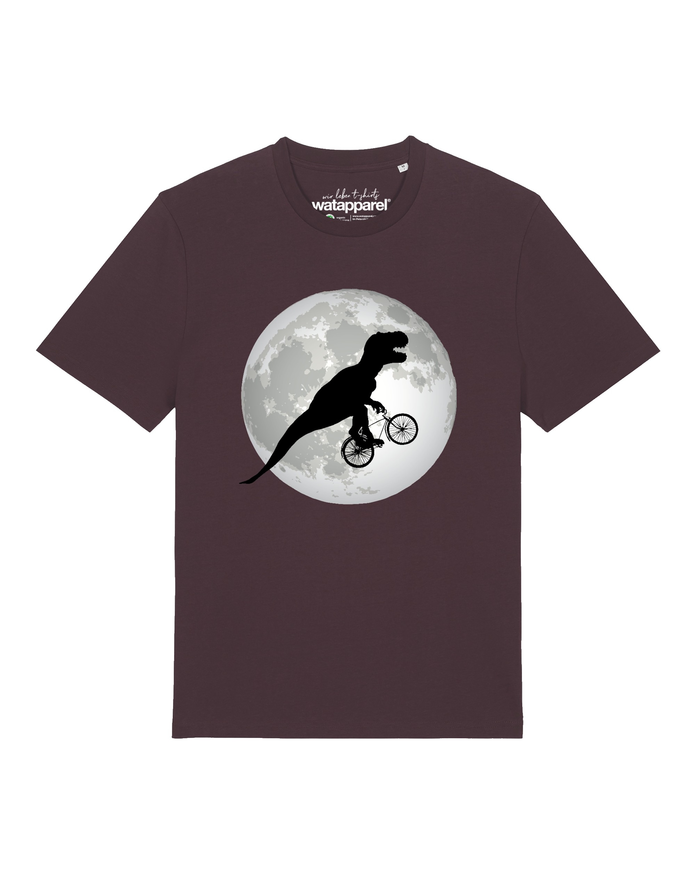 Watapparel Shirt 'Flying TRex' in Red: front