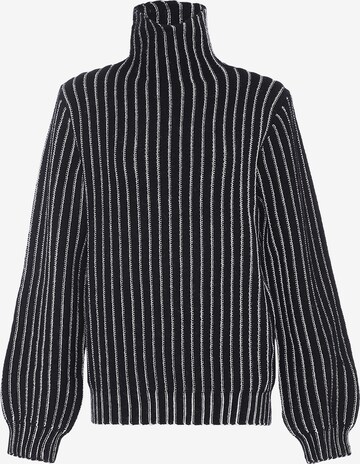 Pull-over faina en noir : devant