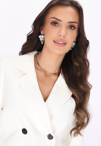 faina - Blazer 'Festive' en blanco