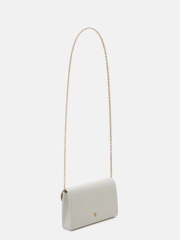 balts CALL IT SPRING "Clutch" stila somiņa 'QWEENBEE'