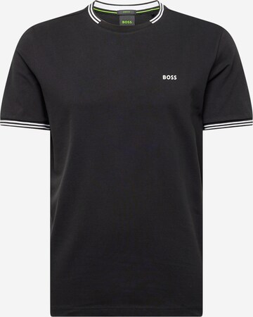 BOSS Koszulka 'Taul' w kolorze czarny: przód