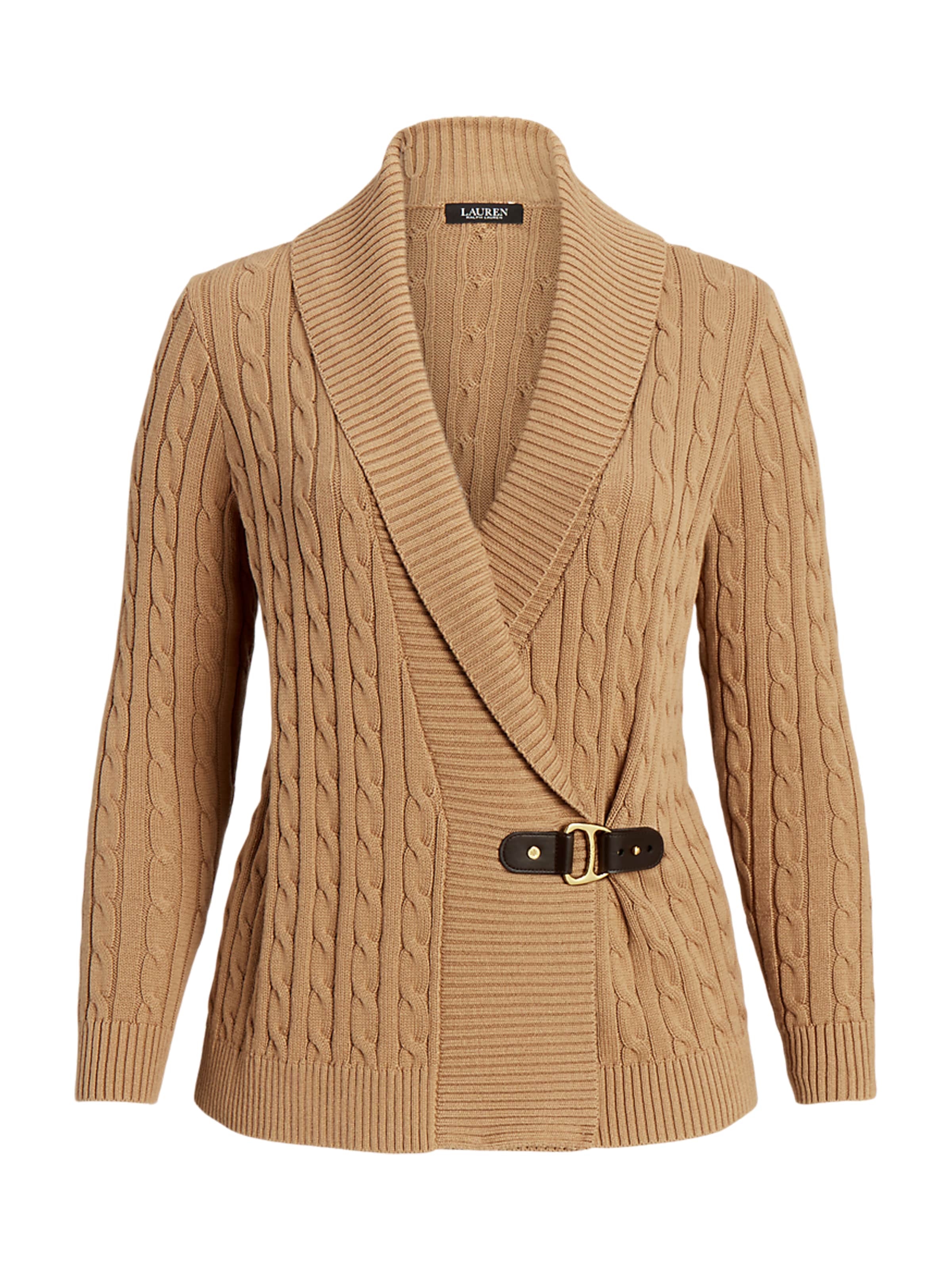 Lauren Ralph Lauren Plus Trui 'DONATO' in Beige: voorkant