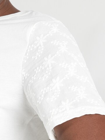 balts PIECES T-Krekls 'PCTANDREA'