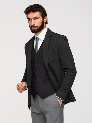 Ombre Regular fit Kavaj i svart