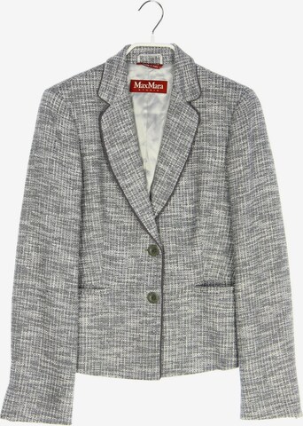 Max Mara Bouclé-Blazer M in Grau: predná strana