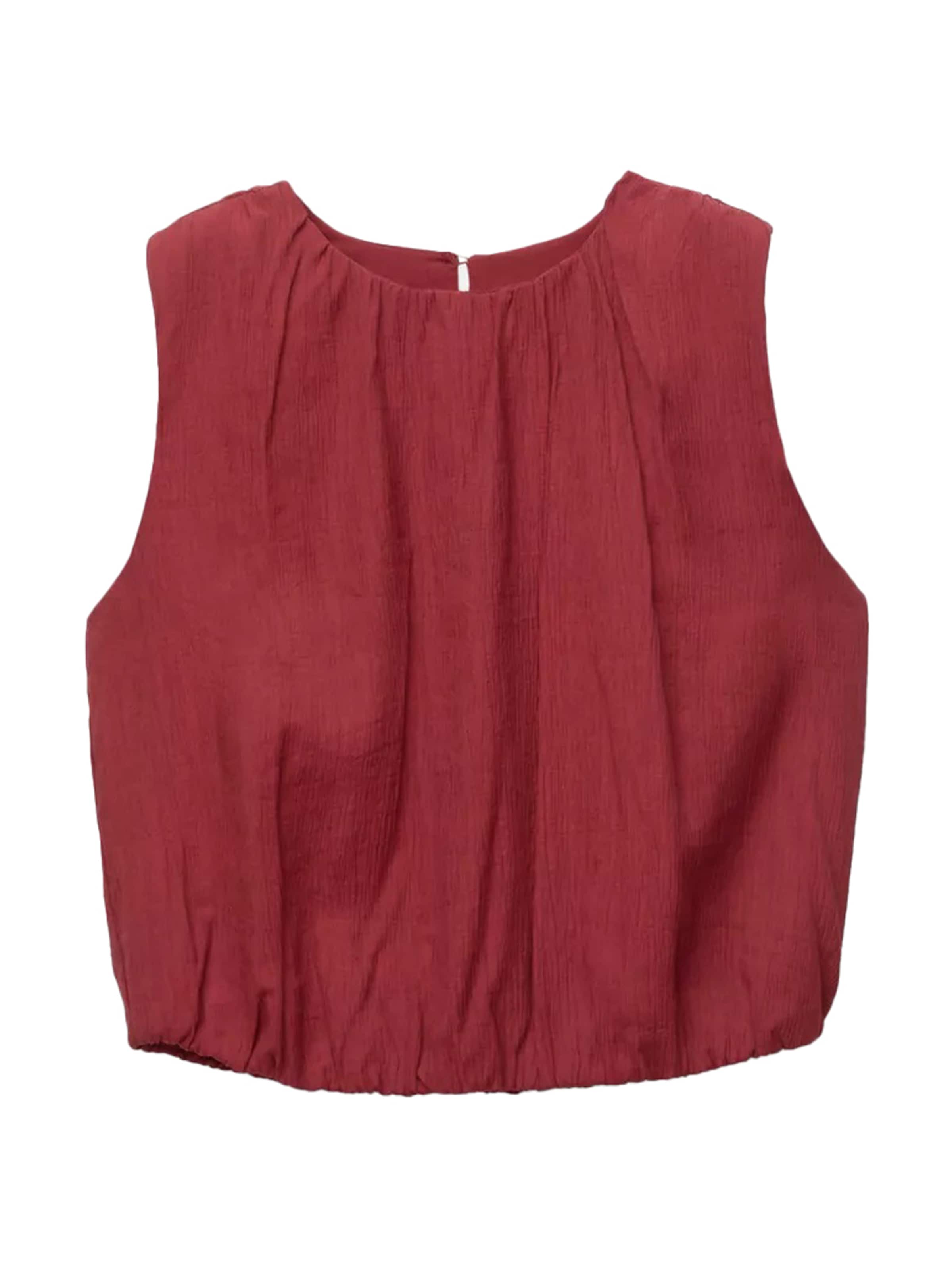 Pull&Bear Bluse in Rot: Vorderseite