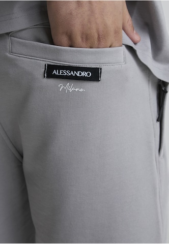 Regular Pantalon 'CENERELLO' Alessandro Zavetti en gris